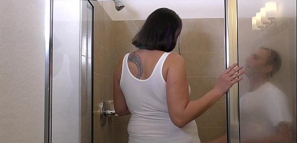Amazon Vanessa Rain with Boy Toy in the Shower